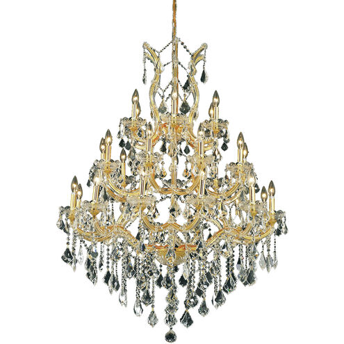 Maria Theresa 28 Light 38 inch Gold Foyer Ceiling Light in Clear, Royal Cut