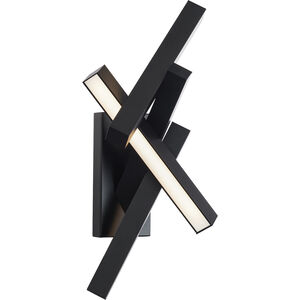 Chaos LED 4 inch Black Wall Sconce Wall Light