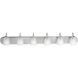 Gather 6 Light 48 inch Polished Chrome Bath Vanity Wall Light
