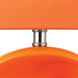 Hennessy II 13 inch 60.00 watt Orange Table Lamp Portable Light