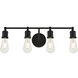 Serif 4 Light 22 inch Black Wall Sconce Wall Light