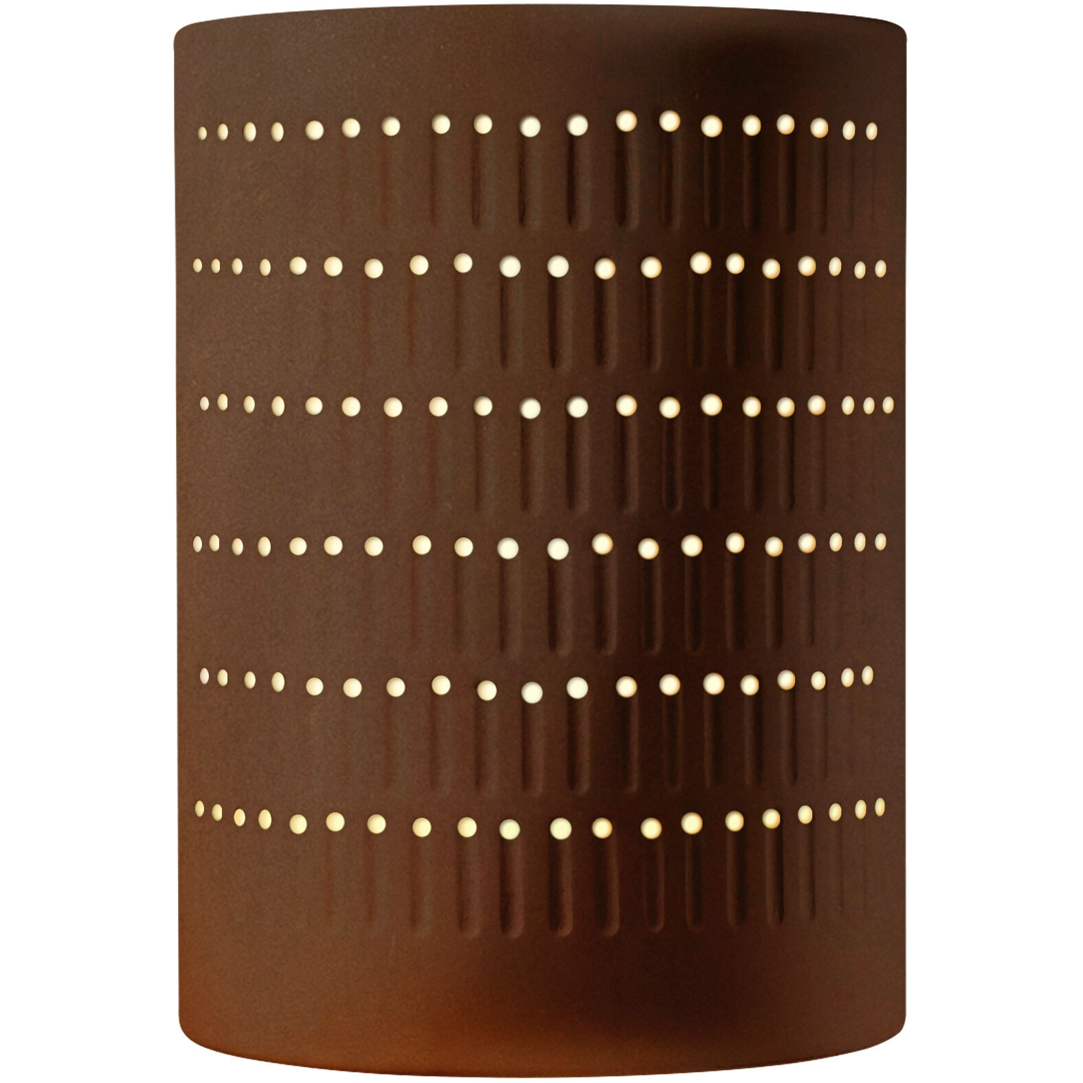 Ambiance Cactus Cylinder Wall Sconce Wall Light, Large