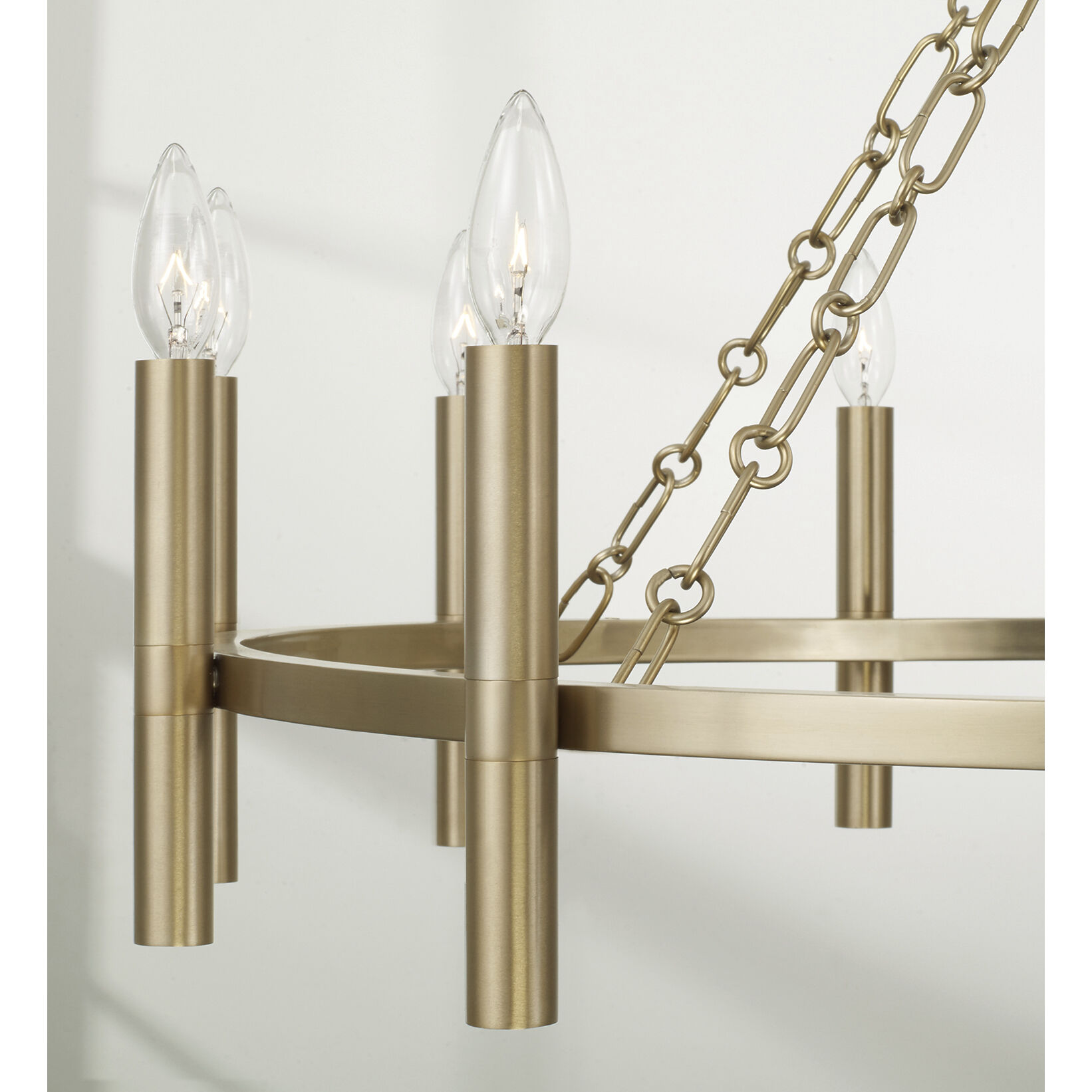 Winton 12 Light 35 inch Matte Brass Chandelier Ceiling Light