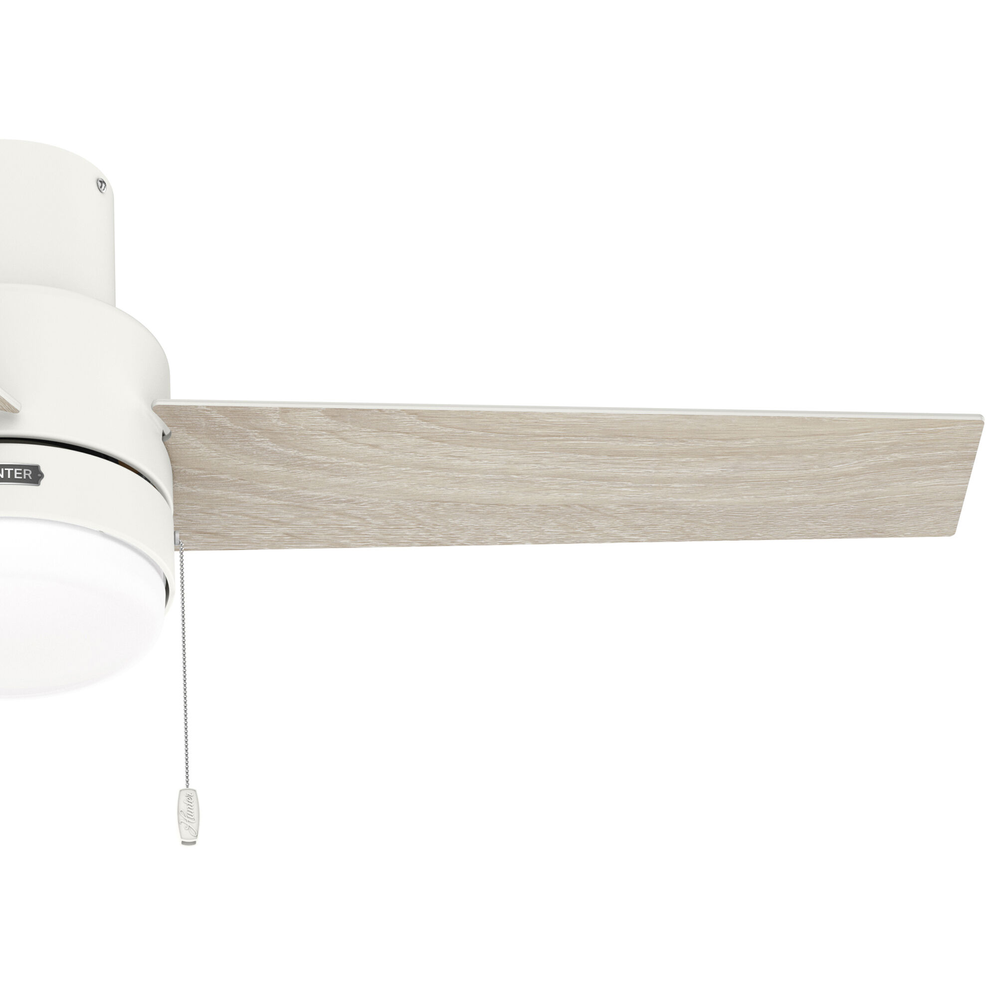 Brunner 52 inch Matte White with Light Oak/Fresh White Blades Ceiling Fan