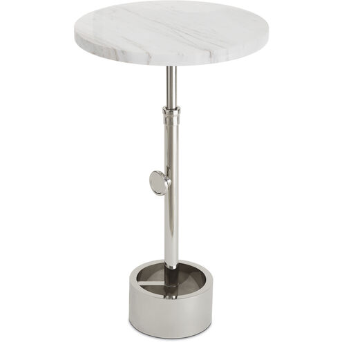 Myles 22.25 X 13 inch Polished Nickel Side Table