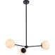 Briggs 3 Light 32 inch Black Pendant Ceiling Light