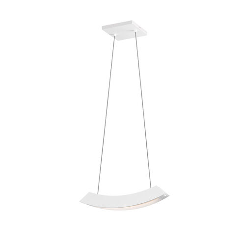 Kabu LED 12 inch Textured White Pendant Ceiling Light