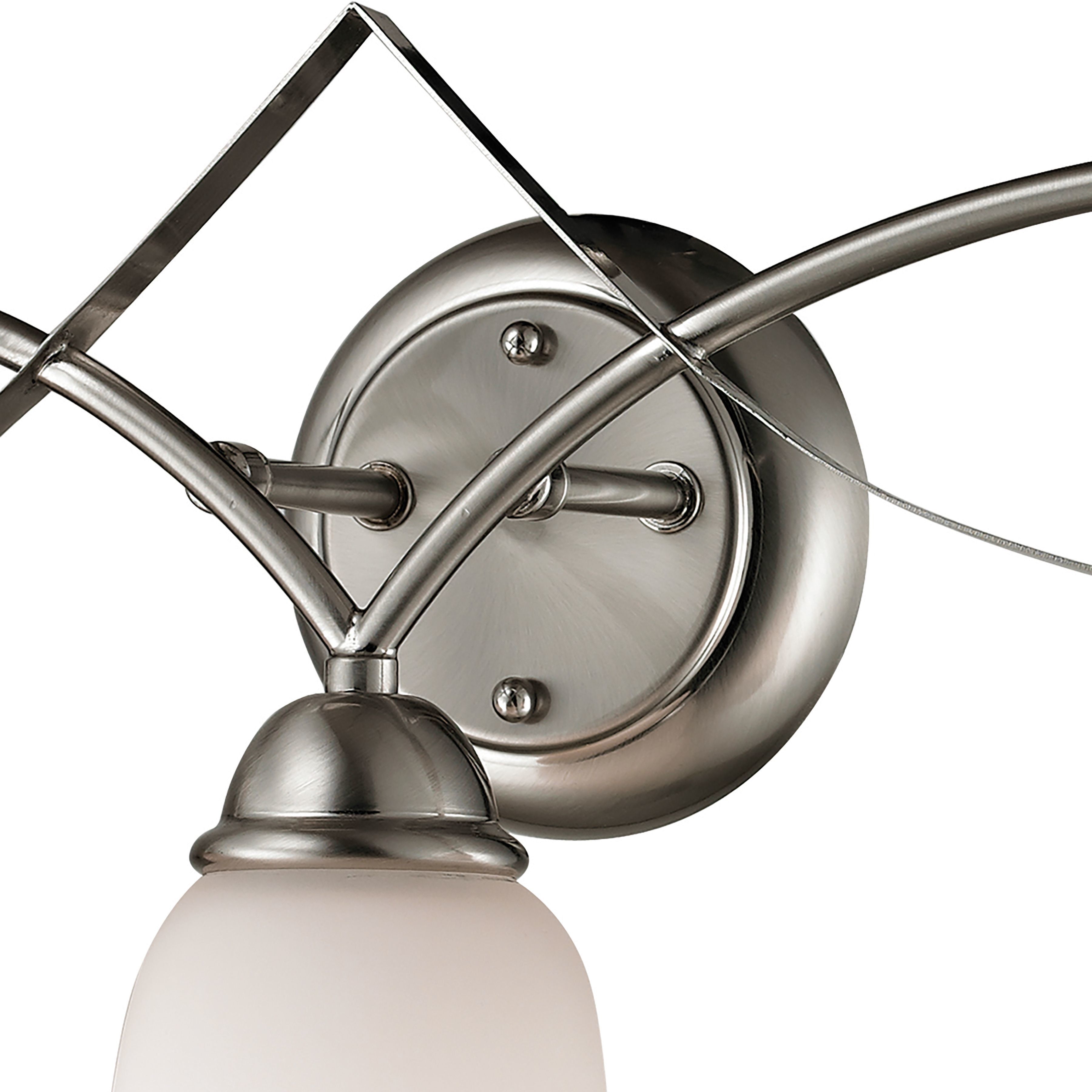 Brighton 3 Light 24 inch Brushed Nickel Vanity Light Wall Light