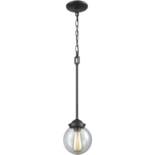 Beckett 1 Light 6 inch Oil Rubbed Bronze Mini Pendant Ceiling Light