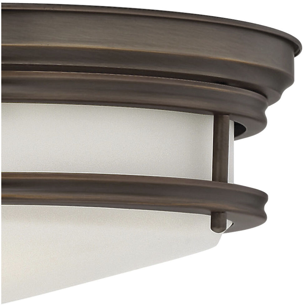 Hadley 3 Light 14 inch Oil Rubbed Bronze Indoor Flush Mount Ceiling Light