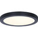 Signature LED 11 inch Matte Black Disk Light