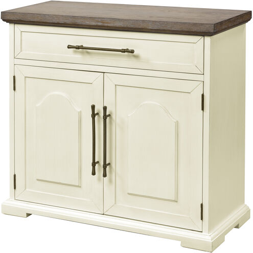 Locksmith Cream with Brown Cabinet