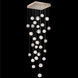Natural Inspirations 30 Light 30 inch Gold Pendant Ceiling Light in Nebula Studio Glass