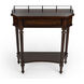 Charleston One Drawer Console Table in Dark Brown