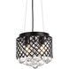 Tully 4 Light 10 inch Black Pendant Ceiling Light