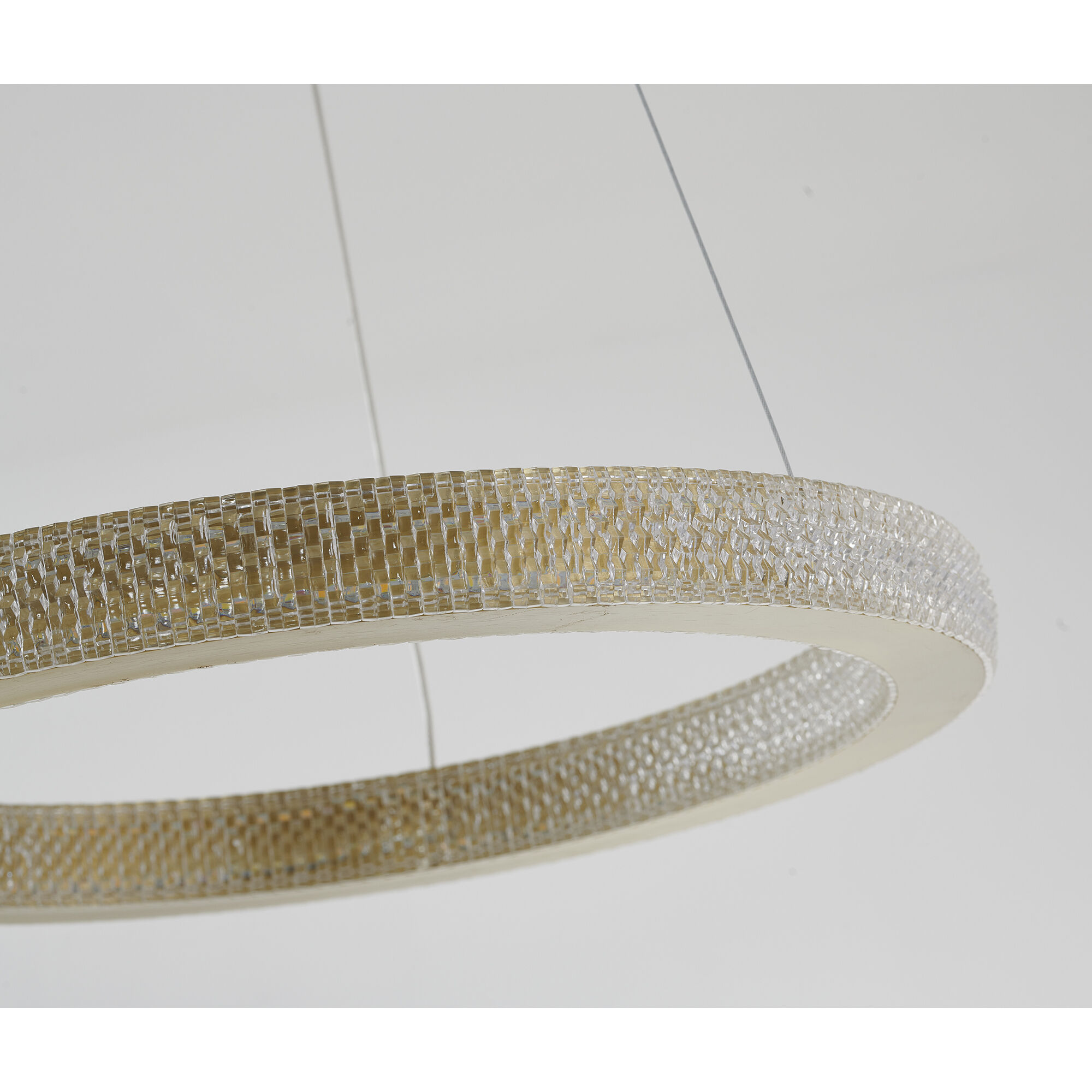 Canada LED 17.72 inch Sand Gold Chandelier Ceiling Light in 3000K/4000K/6000K