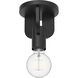 Alora Mood Claire 1 Light 4.25 inch Matte Black Semi Flush Mount Ceiling Light