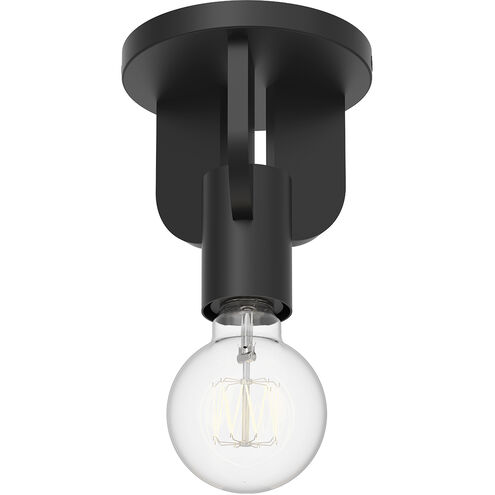 Alora Mood Claire 1 Light 4.25 inch Matte Black Semi Flush Mount Ceiling Light
