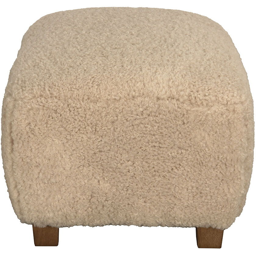 Pola 16 inch Dark Walnut Stool