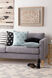Inga 18 X 18 inch Aqua Pillow Cover, Square