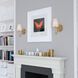 Briar LED 5 inch Muted Brass Wall Light