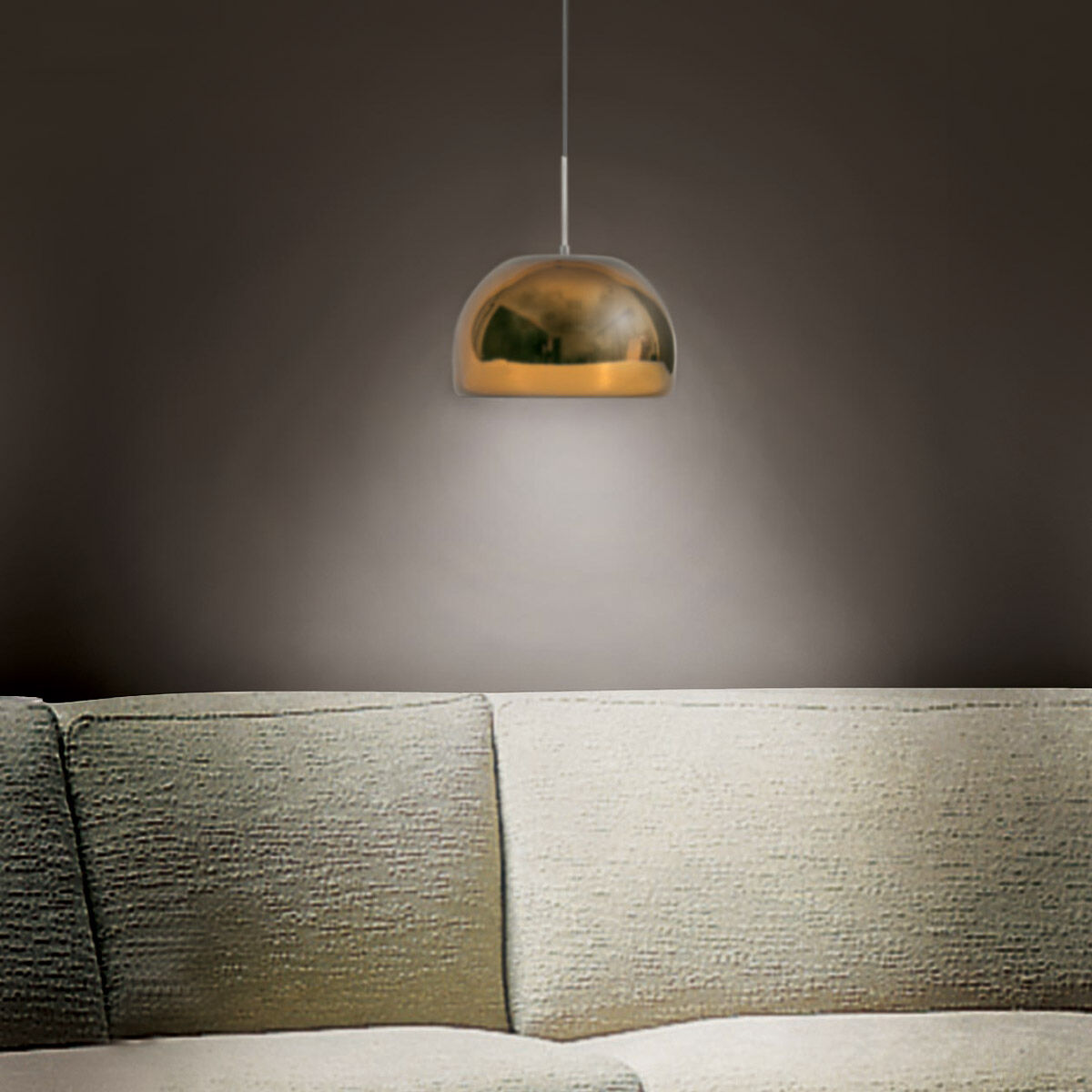 Envisage VI 1 Light 8 inch Satin Nickel Mini Pendant Ceiling Light in Chocolate