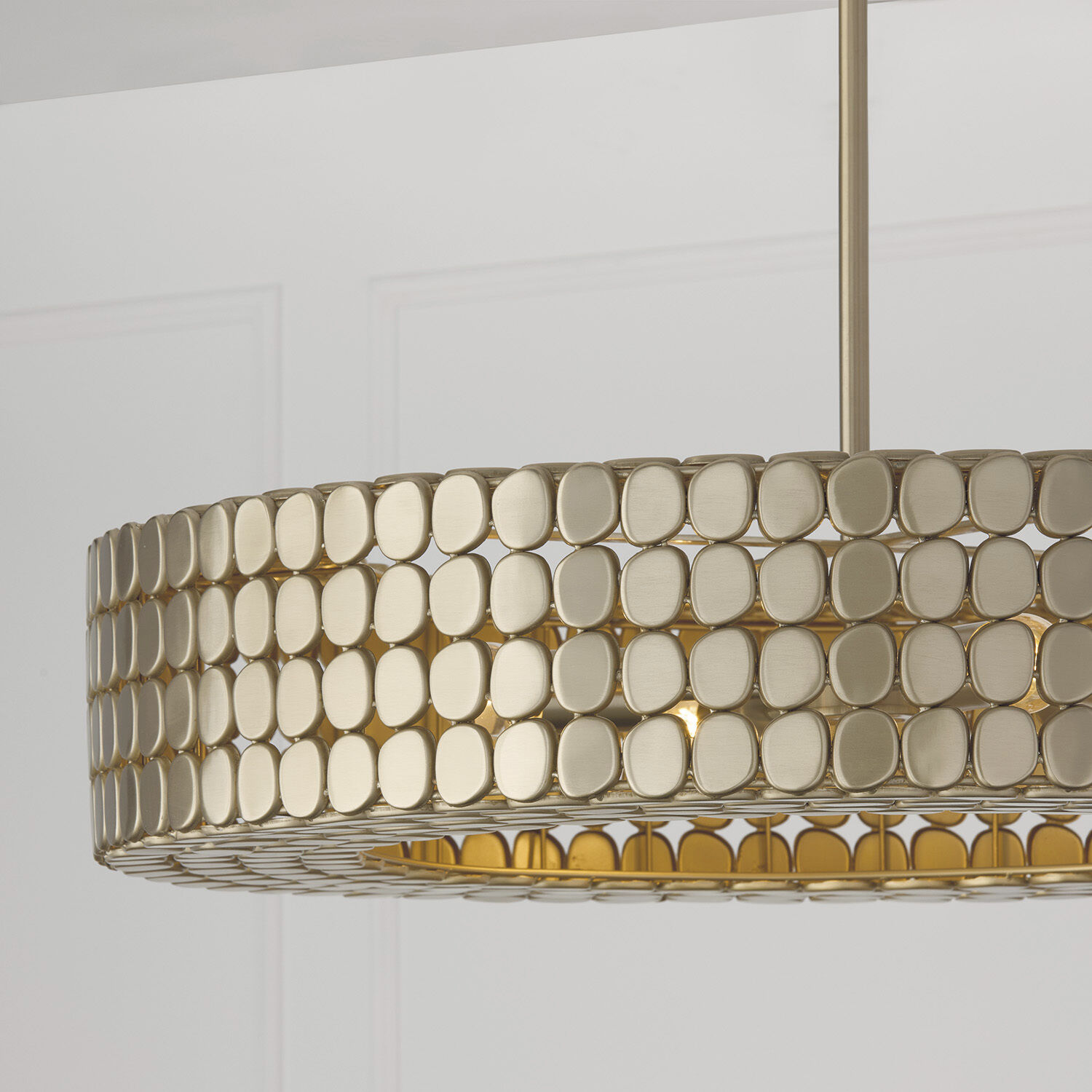 Eliana 4 Light 30.5 inch Champagne Brass Chandelier Ceiling Light