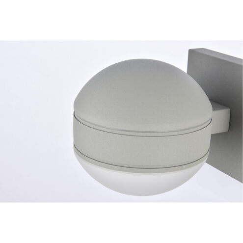 Raine Outdoor Wall Light in Silver