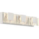 Kasha LED 27.75 inch Chrome Vanity Light Wall Light