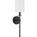 Traditional 1 Light 5 inch Oil Rubbed Bronze Wall Sconce Wall Light