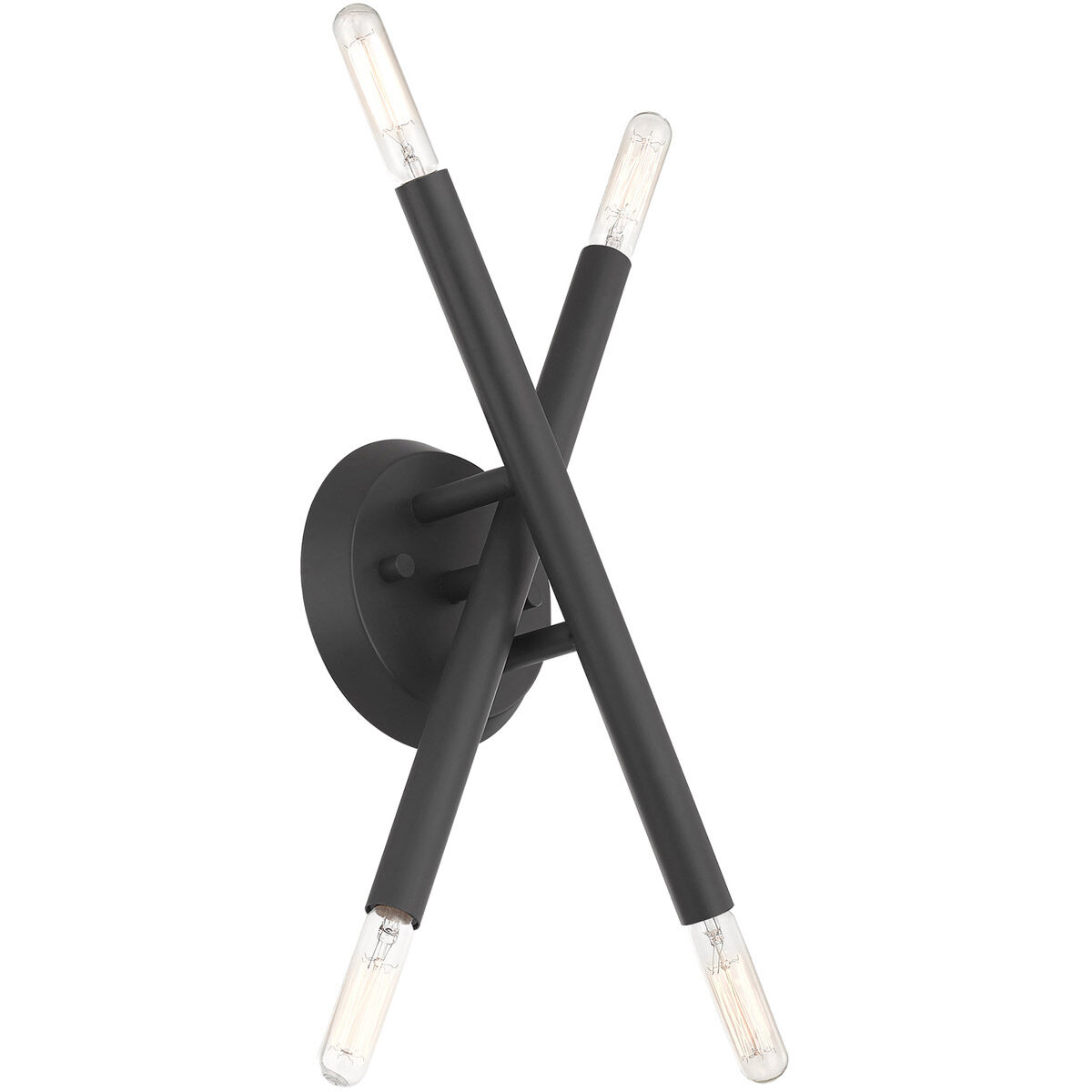 Soho 4 Light 6 inch Scandinavian Gray Sconce Wall Light