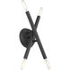Soho 4 Light 6 inch Scandinavian Gray Sconce Wall Light