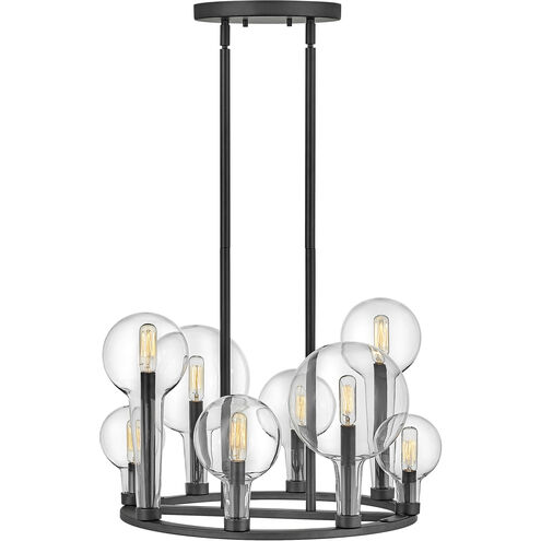 Alchemy 8 Light 24.25 inch Black Indoor Chandelier Ceiling Light