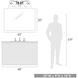 Homestead 4 Light 32 inch Matte Black Bath Vanity Wall Light in Clear Glass