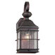 Signature 1 Light 15 inch Antique Bronze Outdoor Wall Light