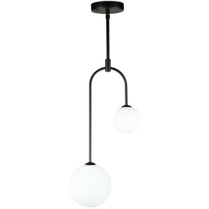 Comet LED 10 inch Semi Matte Black Pendant Ceiling Light