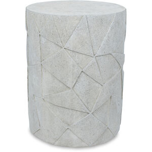 Nodin 18 X 14 inch Natural and Beige Taupe Indoor/Outdoor Side Table