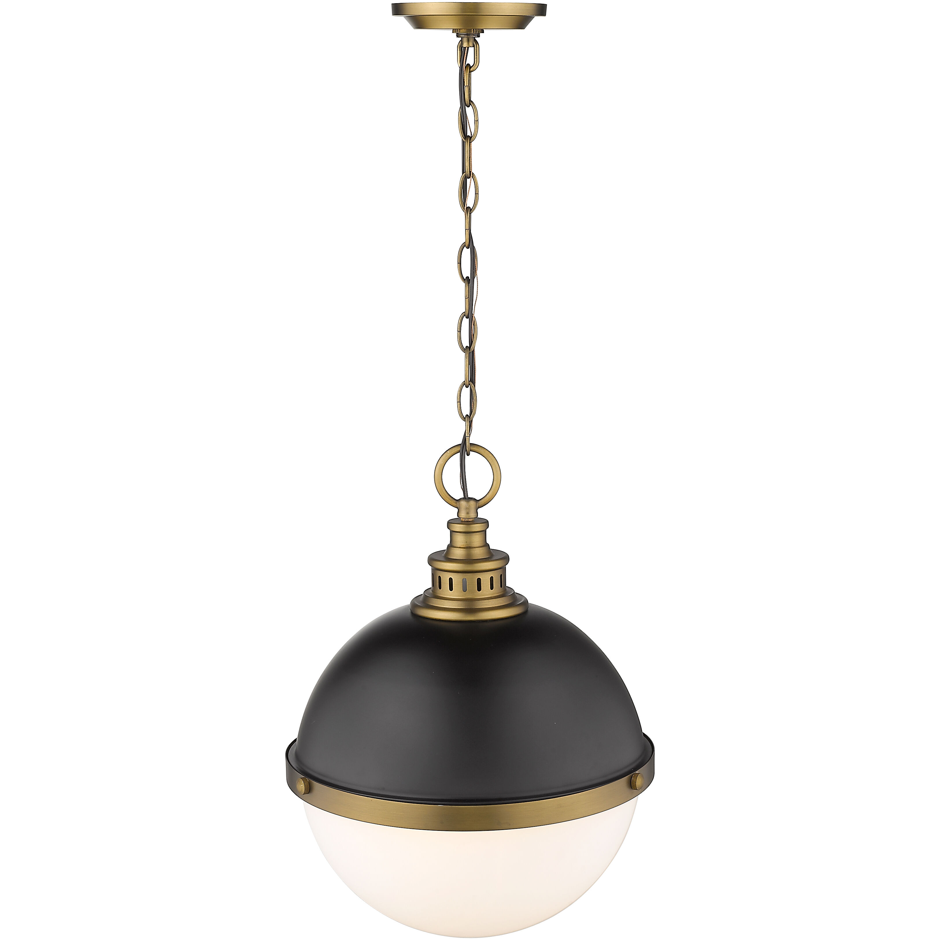 Peyton 2 Light 14.75 inch Matte Black and Factory Bronze Pendant Ceiling Light