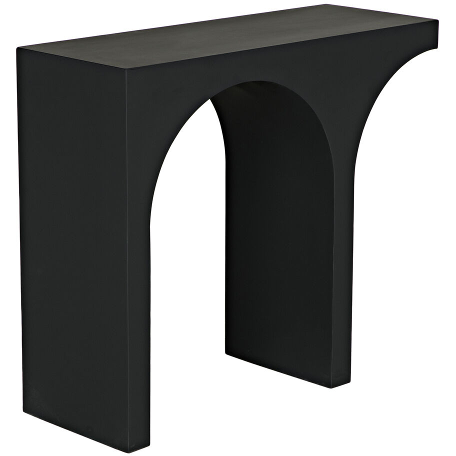 Maximus 35 X 30 inch Matte Black Console/Side Table