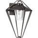 Stellar 1 Light 18.5 inch Coastal Oil Rubbed Bronze Outdoor Sconce, Small