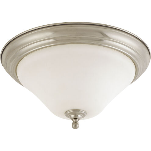 Dupont 2 Light 15 inch Brushed Nickel Flush Mount Ceiling Light