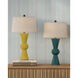 Upbeat 31 inch 150 watt Yellow Table Lamp Portable Light
