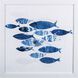Waterside Collection Blue Framed Art