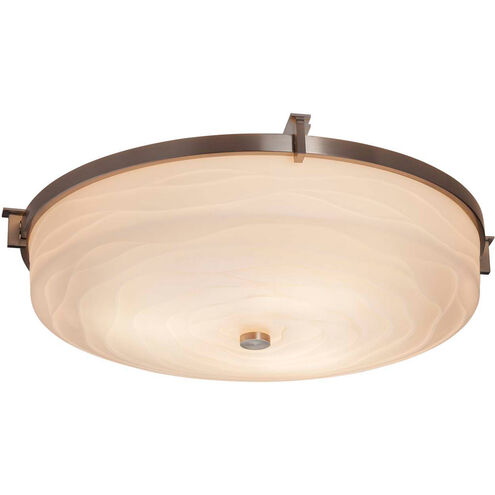 Porcelina LED 20.75 inch Brushed Nickel Flush Mount Ceiling Light