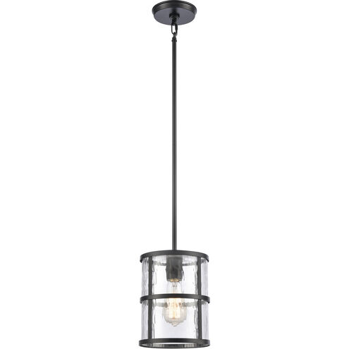 Solace 1 Light 7 inch Matte Black Mini Pendant Ceiling Light