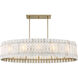Bardon 12 Light 48 inch Celeste Brass Island Chandelier Ceiling Light