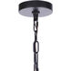Larrson 8 Light 20.13 inch Flat Black Chandelier Ceiling Light