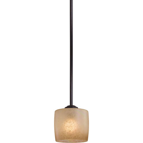 Raiden 1 Light 5 inch Iron Oxide Mini Pendant Ceiling Light