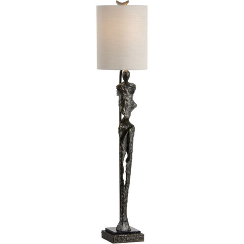 Frederick Cooper Table Lamp with Dark Wood Base