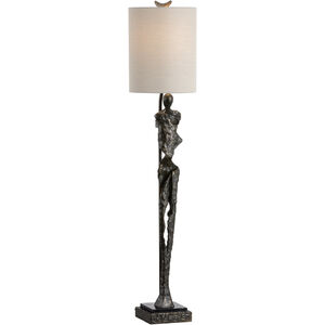 Frederick Cooper 43 inch 100.00 watt Dark Bronze/Natural Black Table Lamp Portable Light